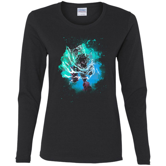 T-Shirts Black / S Midoriya Soul Women's Long Sleeve T-Shirt