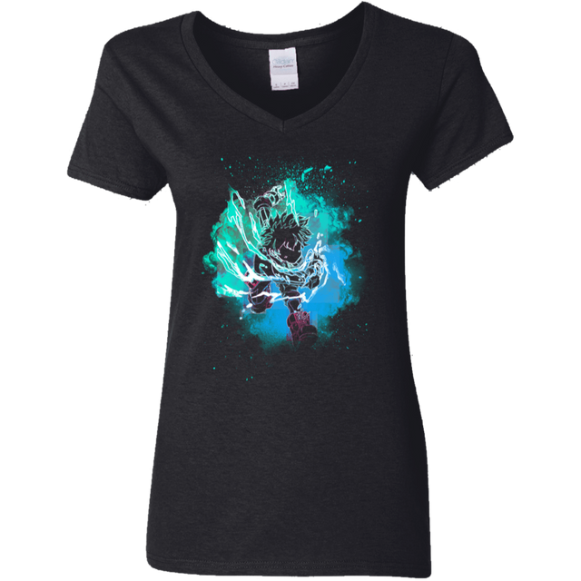 T-Shirts Black / S Midoriya Soul Women's V-Neck T-Shirt