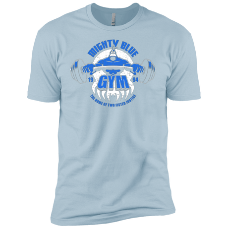 T-Shirts Light Blue / YXS Mighty Blue Gym Boys Premium T-Shirt