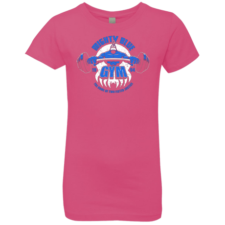 T-Shirts Hot Pink / YXS Mighty Blue Gym Girls Premium T-Shirt