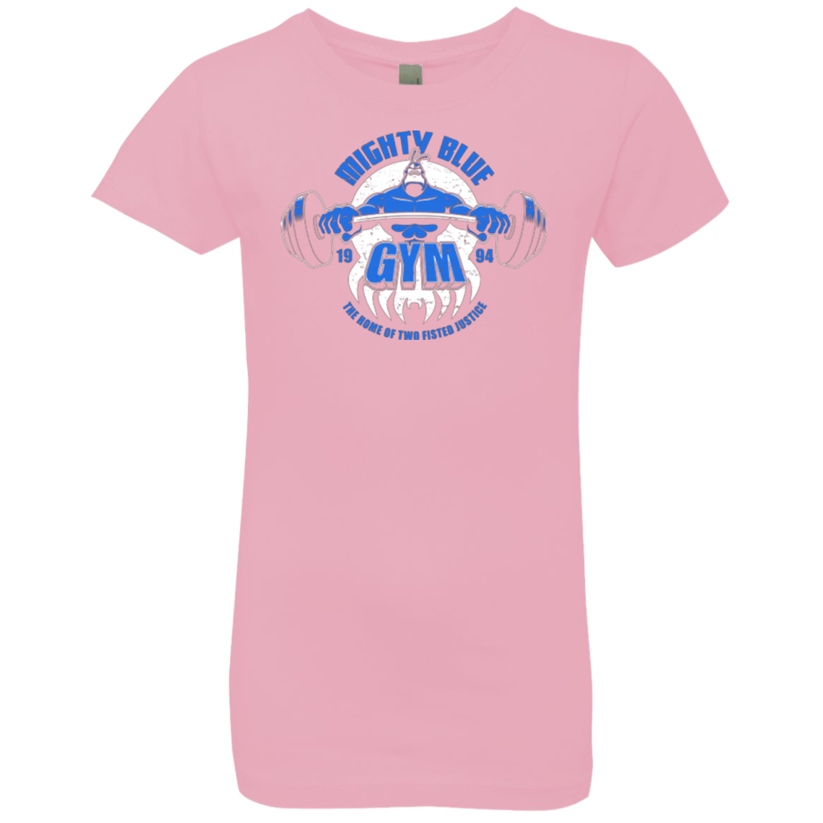 T-Shirts Light Pink / YXS Mighty Blue Gym Girls Premium T-Shirt