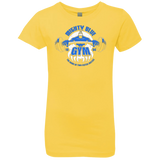 T-Shirts Vibrant Yellow / YXS Mighty Blue Gym Girls Premium T-Shirt
