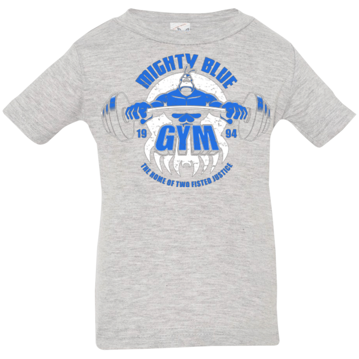 T-Shirts Heather / 6 Months Mighty Blue Gym Infant Premium T-Shirt