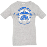 T-Shirts Heather / 6 Months Mighty Blue Gym Infant Premium T-Shirt