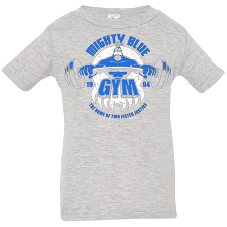 T-Shirts Heather / 6 Months Mighty Blue Gym Infant Premium T-Shirt