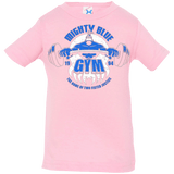 T-Shirts Pink / 6 Months Mighty Blue Gym Infant Premium T-Shirt