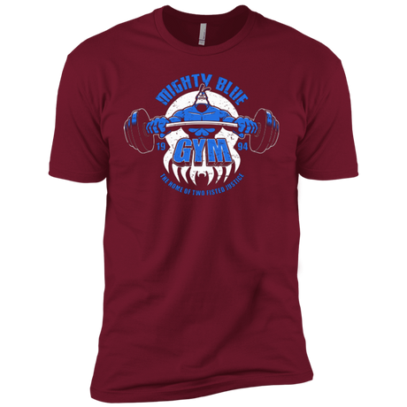 T-Shirts Cardinal / X-Small Mighty Blue Gym Men's Premium T-Shirt