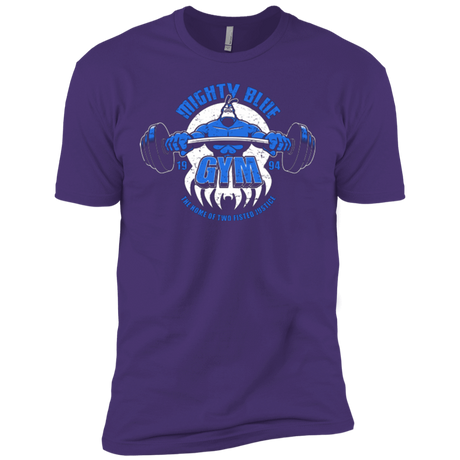 T-Shirts Purple / X-Small Mighty Blue Gym Men's Premium T-Shirt
