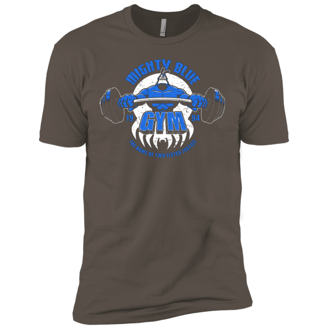 T-Shirts Warm Grey / X-Small Mighty Blue Gym Men's Premium T-Shirt