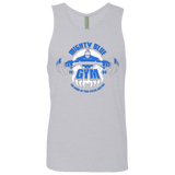 T-Shirts Heather Grey / Small Mighty Blue Gym Men's Premium Tank Top