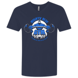 T-Shirts Midnight Navy / X-Small Mighty Blue Gym Men's Premium V-Neck