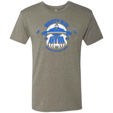 T-Shirts Venetian Grey / Small Mighty Blue Gym Men's Triblend T-Shirt