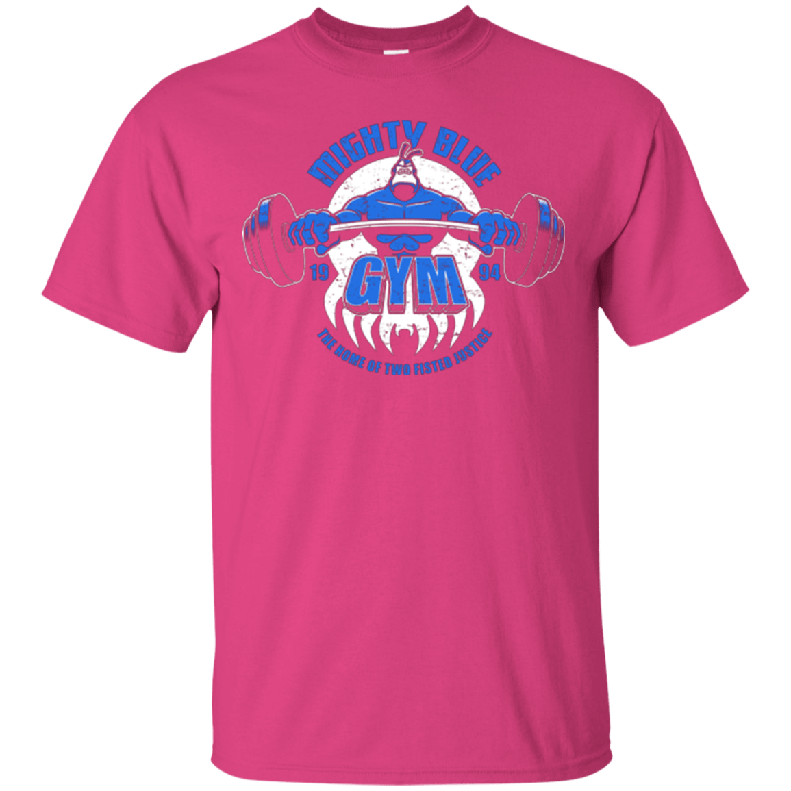 T-Shirts Heliconia / Small Mighty Blue Gym T-Shirt