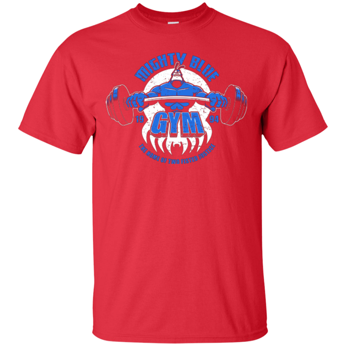 T-Shirts Red / Small Mighty Blue Gym T-Shirt