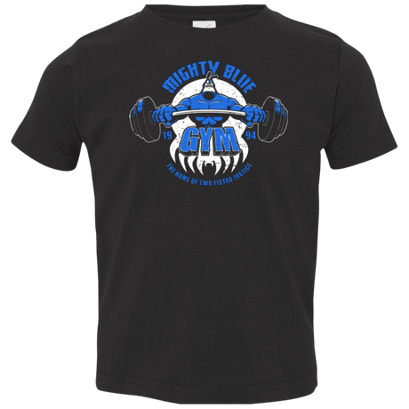 T-Shirts Black / 2T Mighty Blue Gym Toddler Premium T-Shirt