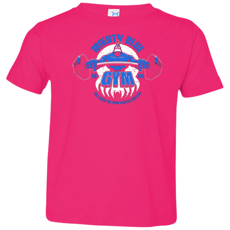 T-Shirts Hot Pink / 2T Mighty Blue Gym Toddler Premium T-Shirt