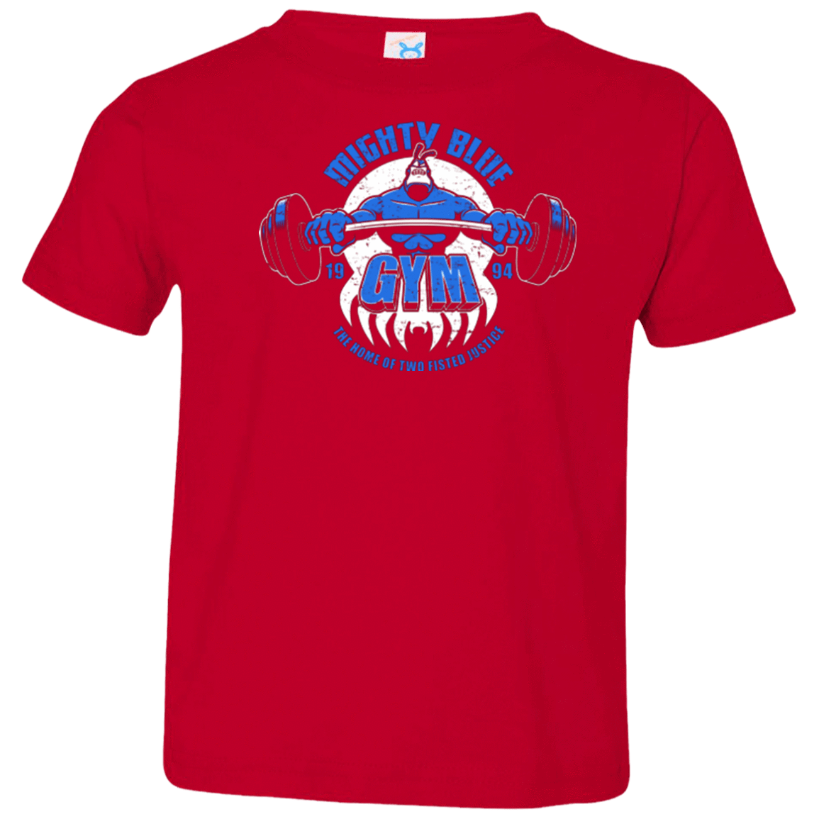 T-Shirts Red / 2T Mighty Blue Gym Toddler Premium T-Shirt
