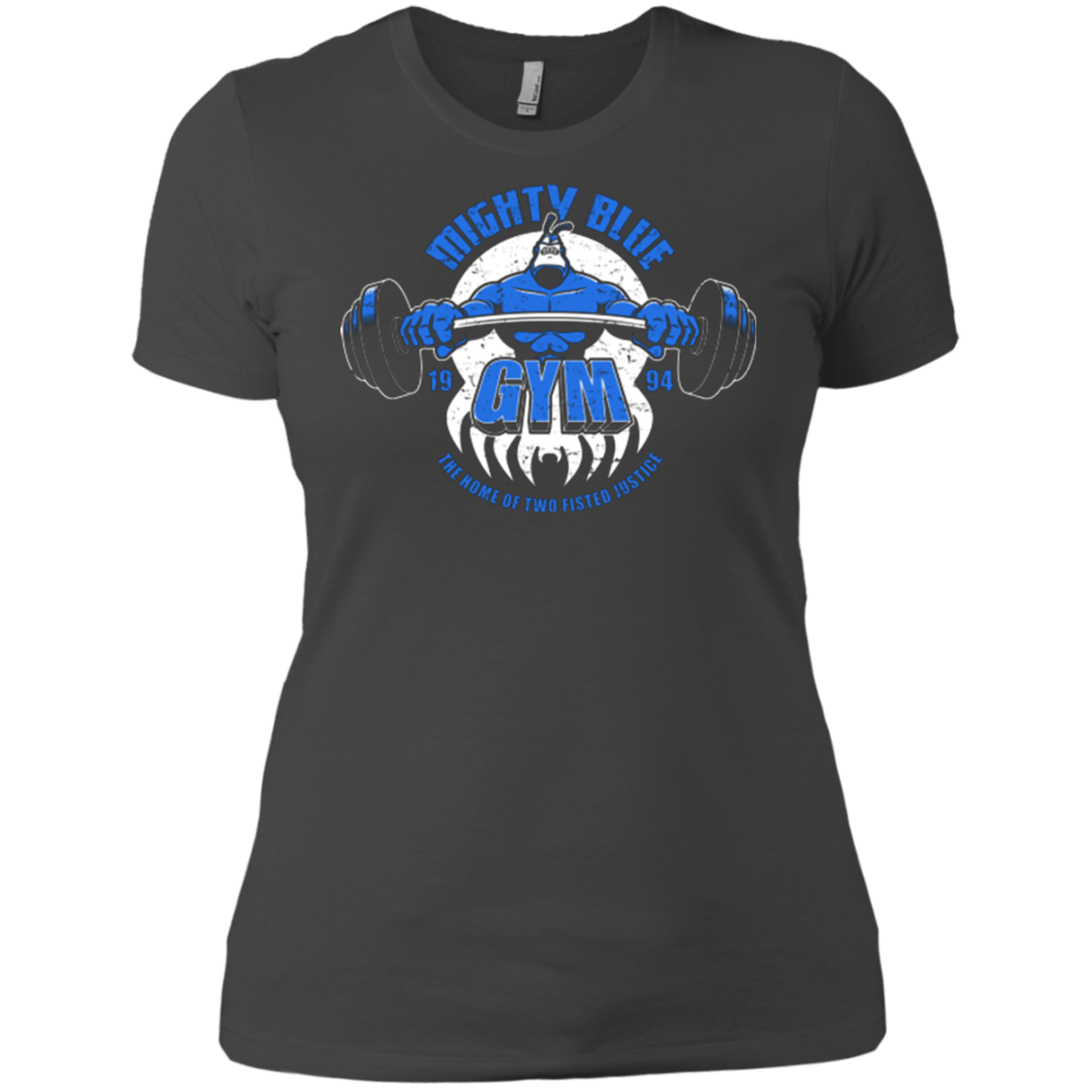 T-Shirts Heavy Metal / X-Small Mighty Blue Gym Women's Premium T-Shirt