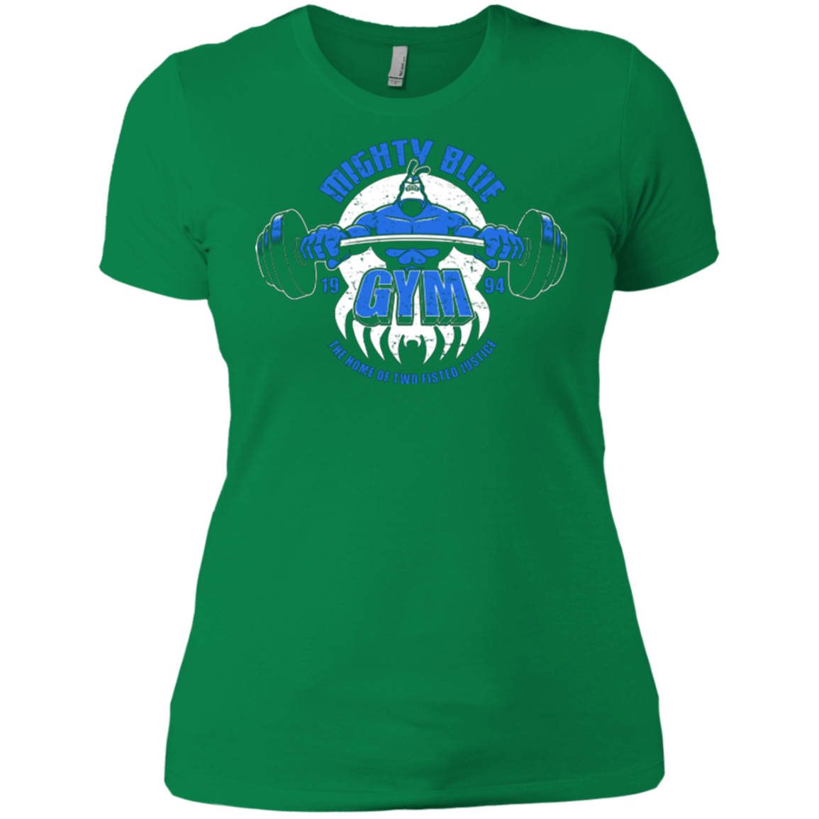 T-Shirts Kelly Green / X-Small Mighty Blue Gym Women's Premium T-Shirt