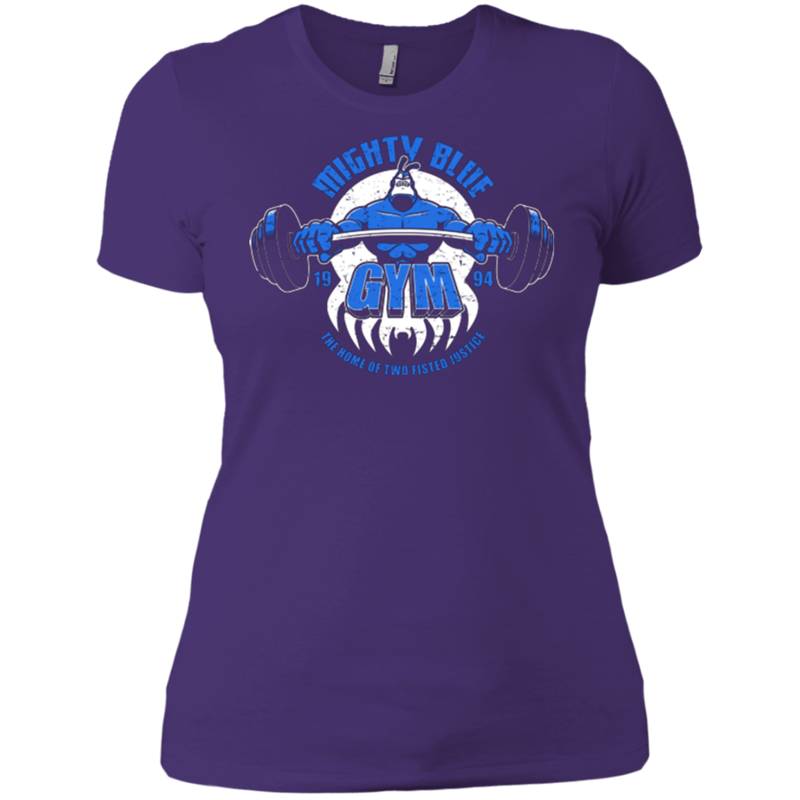 T-Shirts Purple / X-Small Mighty Blue Gym Women's Premium T-Shirt