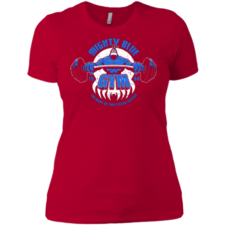 T-Shirts Red / X-Small Mighty Blue Gym Women's Premium T-Shirt
