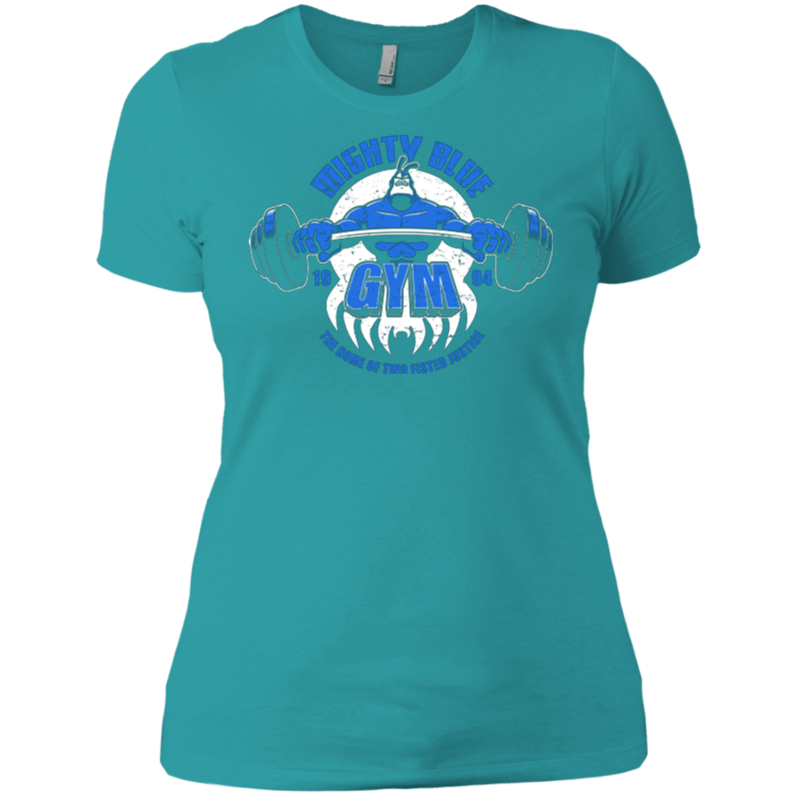 T-Shirts Tahiti Blue / X-Small Mighty Blue Gym Women's Premium T-Shirt
