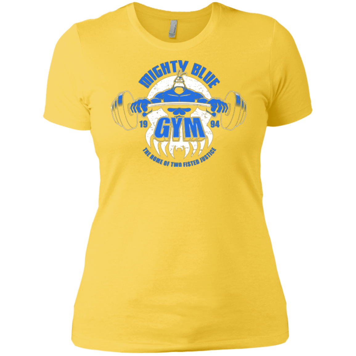 T-Shirts Vibrant Yellow / X-Small Mighty Blue Gym Women's Premium T-Shirt