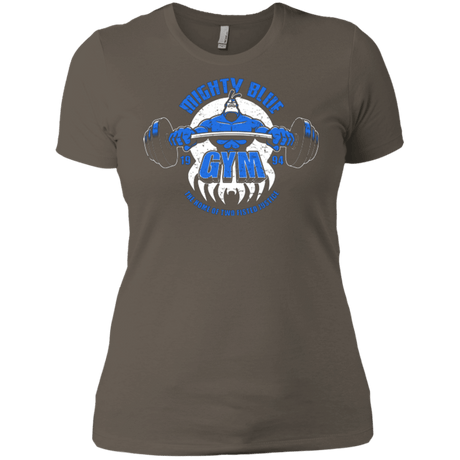 T-Shirts Warm Grey / X-Small Mighty Blue Gym Women's Premium T-Shirt