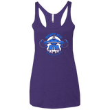 T-Shirts Purple / X-Small Mighty Blue Gym Women's Triblend Racerback Tank