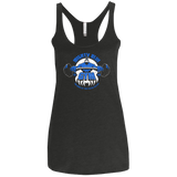 T-Shirts Vintage Black / X-Small Mighty Blue Gym Women's Triblend Racerback Tank