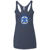 T-Shirts Vintage Navy / X-Small Mighty Blue Gym Women's Triblend Racerback Tank