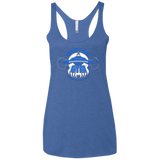 T-Shirts Vintage Royal / X-Small Mighty Blue Gym Women's Triblend Racerback Tank