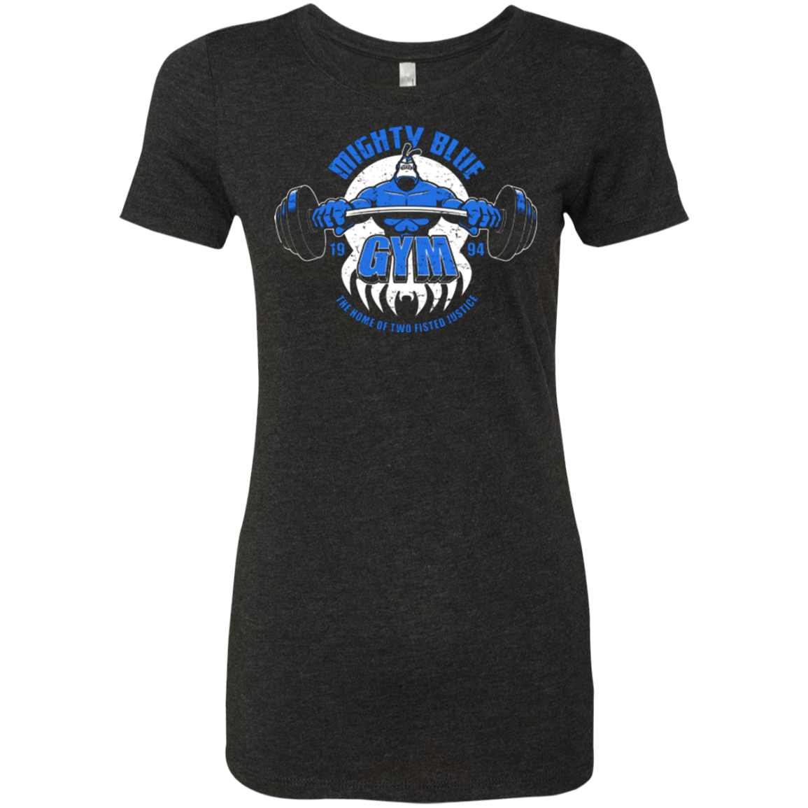 T-Shirts Vintage Black / Small Mighty Blue Gym Women's Triblend T-Shirt