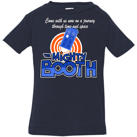 T-Shirts Navy / 6 Months Mighty Booth Infant Premium T-Shirt