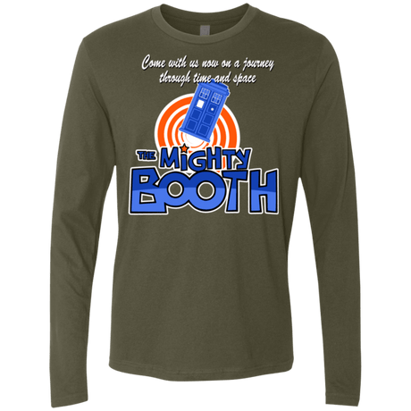 T-Shirts Military Green / Small Mighty Booth Men's Premium Long Sleeve