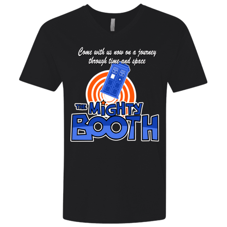 T-Shirts Black / X-Small Mighty Booth Men's Premium V-Neck