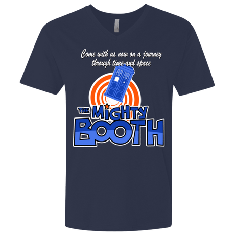 T-Shirts Midnight Navy / X-Small Mighty Booth Men's Premium V-Neck