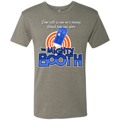 T-Shirts Venetian Grey / Small Mighty Booth Men's Triblend T-Shirt