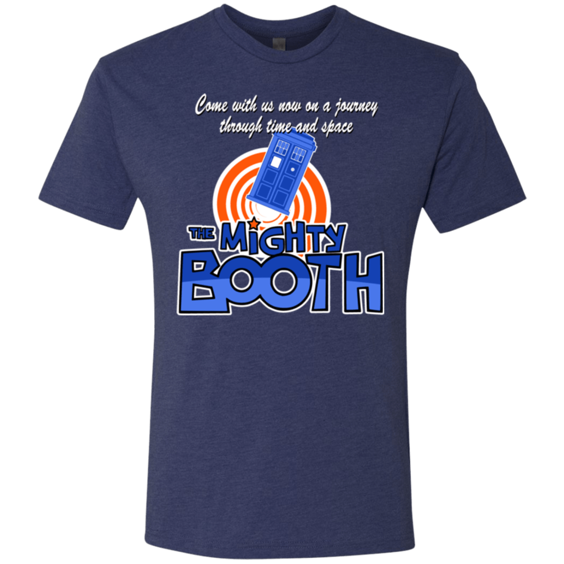 T-Shirts Vintage Navy / Small Mighty Booth Men's Triblend T-Shirt