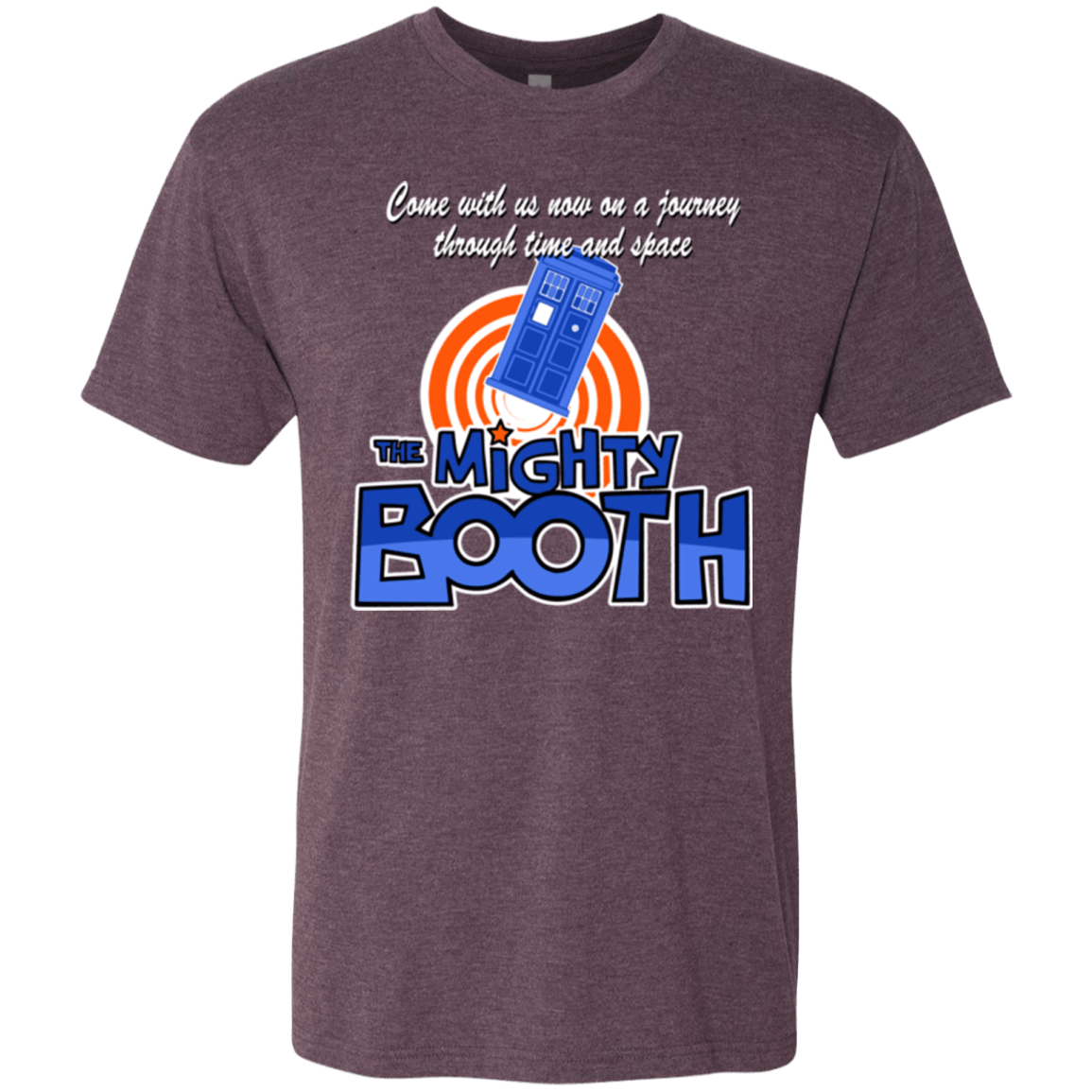 T-Shirts Vintage Purple / Small Mighty Booth Men's Triblend T-Shirt