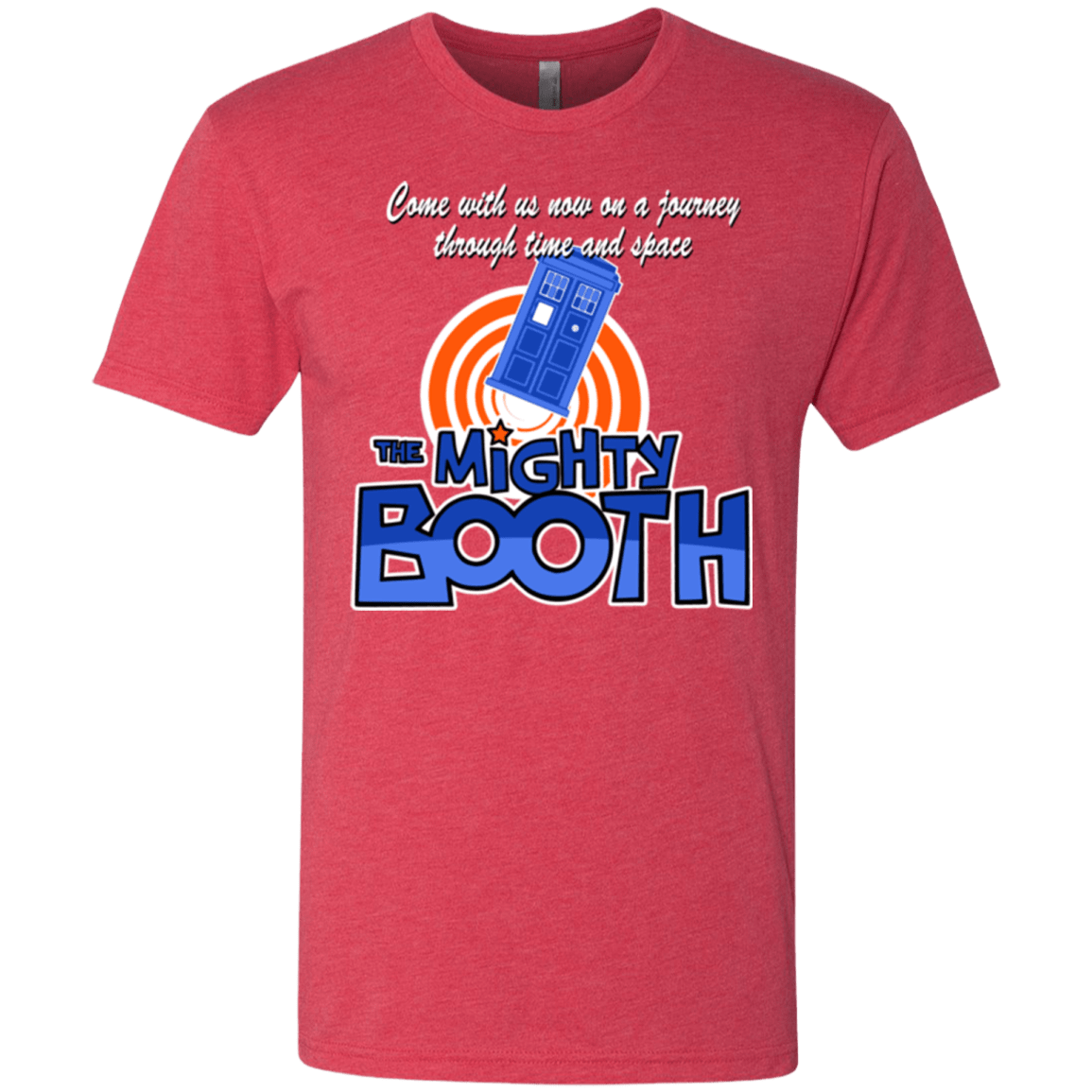 T-Shirts Vintage Red / Small Mighty Booth Men's Triblend T-Shirt