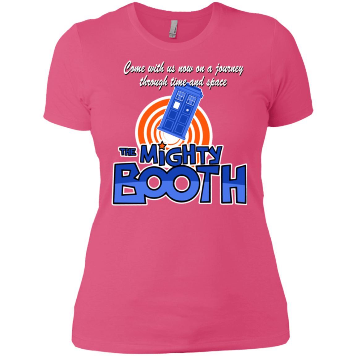 T-Shirts Hot Pink / X-Small Mighty Booth Women's Premium T-Shirt