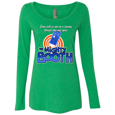 T-Shirts Envy / Small Mighty Booth Women's Triblend Long Sleeve Shirt
