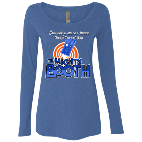 T-Shirts Vintage Royal / Small Mighty Booth Women's Triblend Long Sleeve Shirt