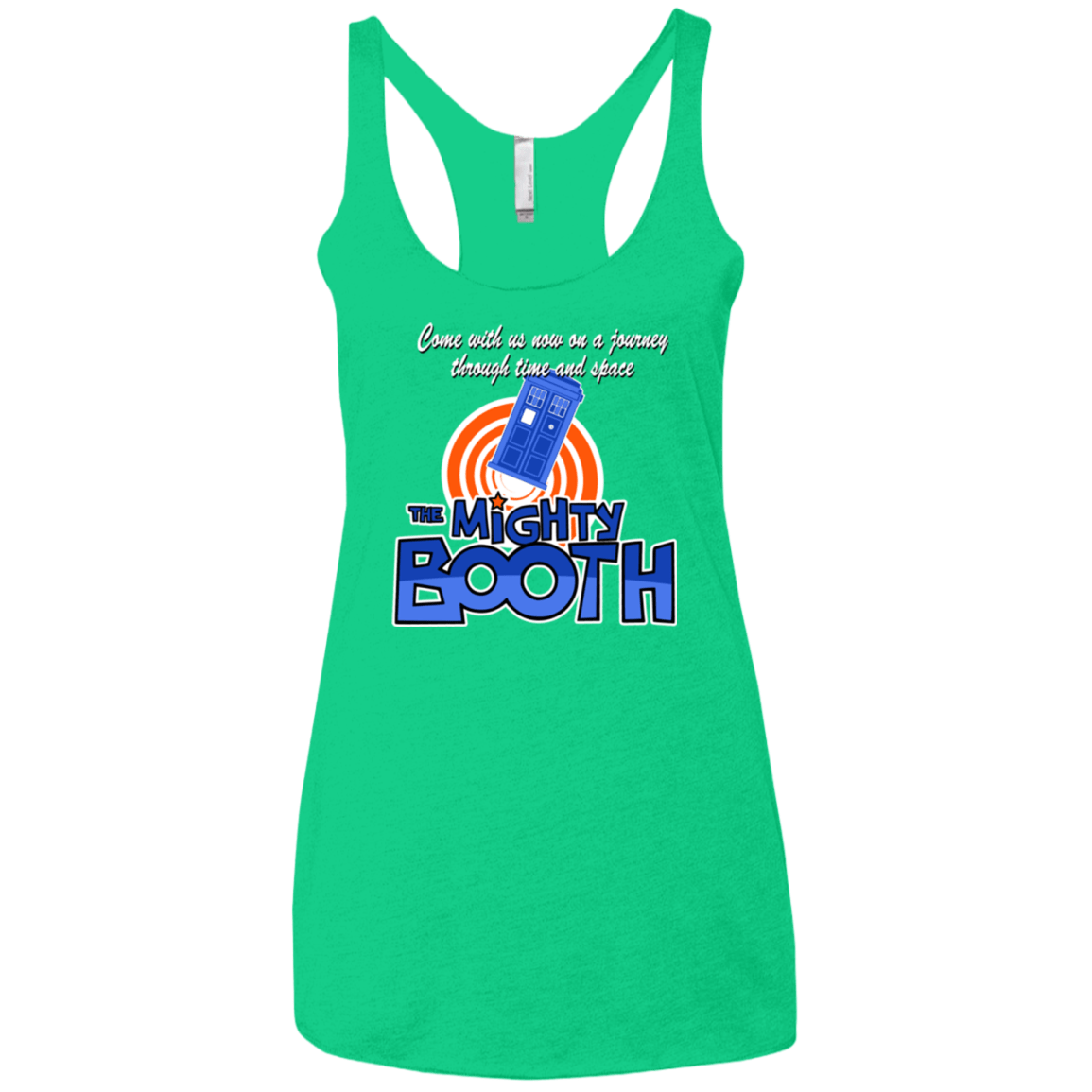 T-Shirts Envy / X-Small Mighty Booth Women's Triblend Racerback Tank