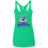T-Shirts Envy / X-Small Mighty Booth Women's Triblend Racerback Tank