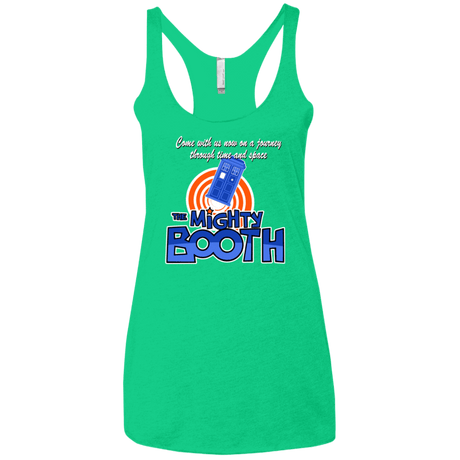 T-Shirts Envy / X-Small Mighty Booth Women's Triblend Racerback Tank