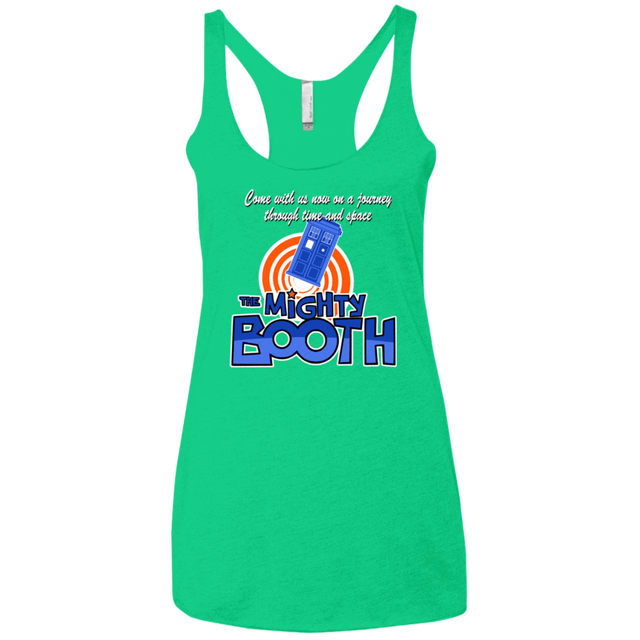 T-Shirts Envy / X-Small Mighty Booth Women's Triblend Racerback Tank