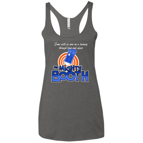 T-Shirts Premium Heather / X-Small Mighty Booth Women's Triblend Racerback Tank