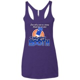 T-Shirts Purple / X-Small Mighty Booth Women's Triblend Racerback Tank